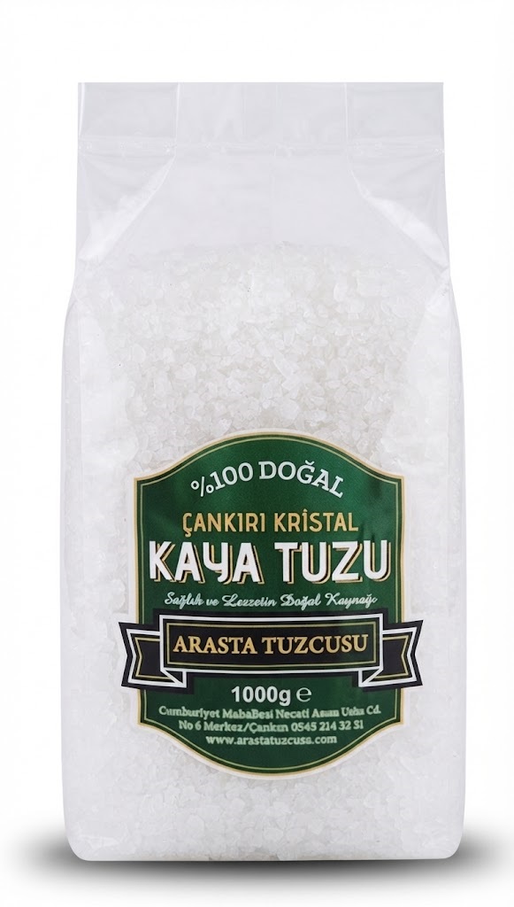 Arasta Tuzcusu Çankırı Granül Kaya Tuzu 1 Kg