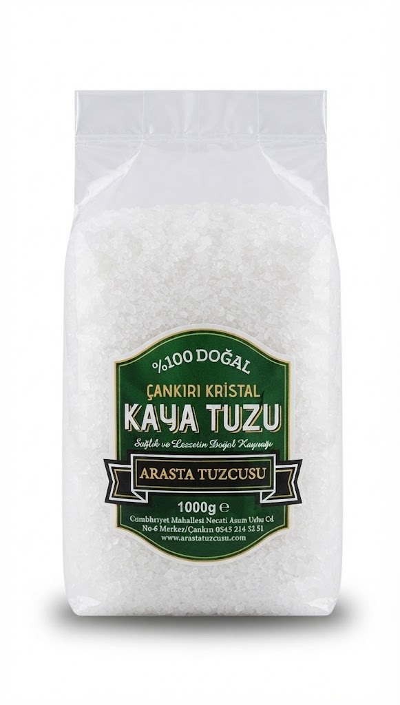 Arasta Tuzcusu Çankırı Kristal Sofra Tuzu 1 Kg