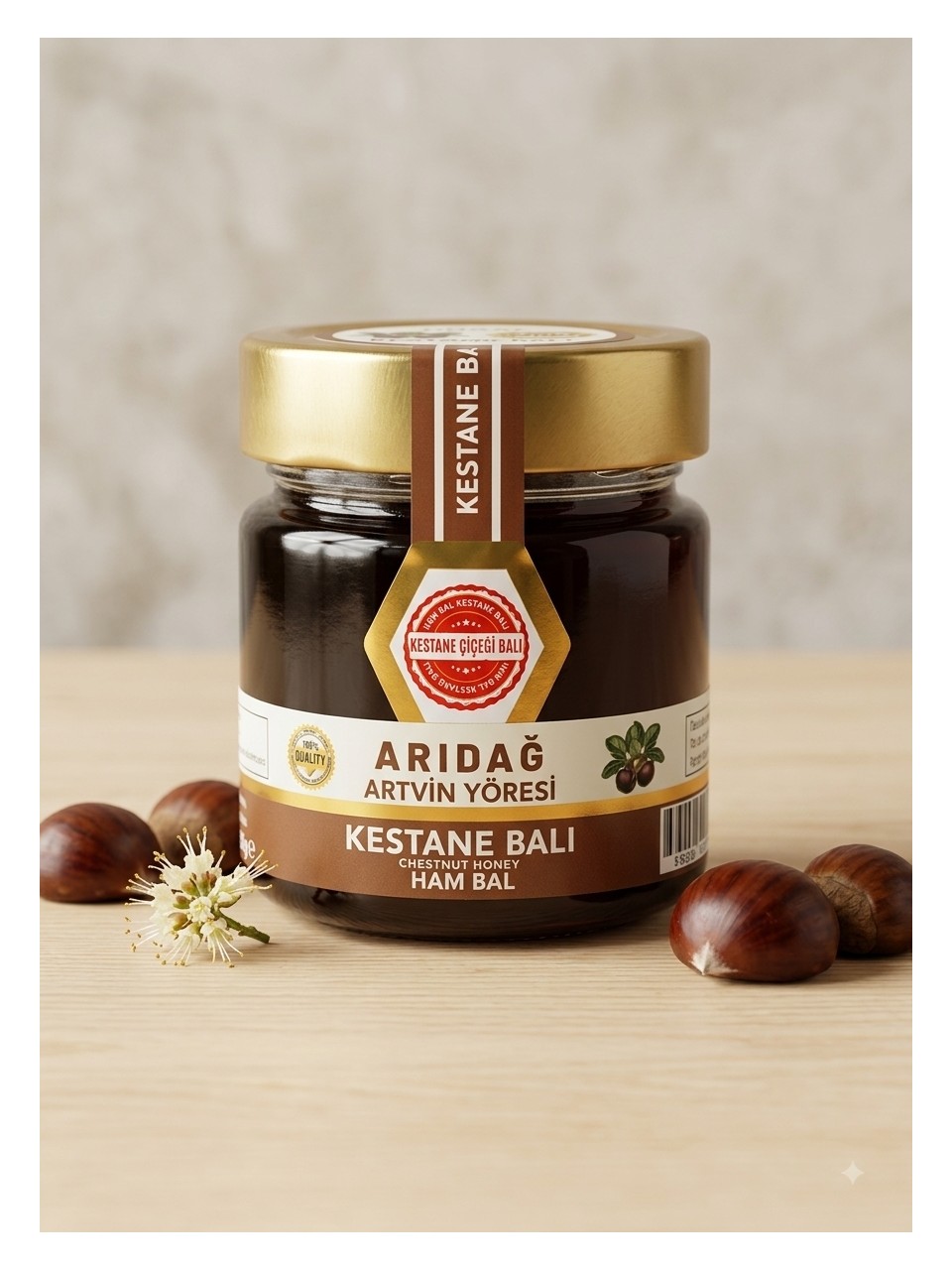 Arıdağ Kestane Balı Ham Bal 300 gr