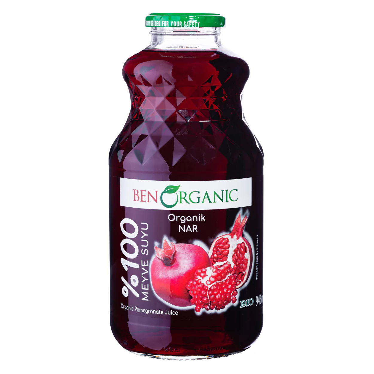 BenOrganic'ten Organik Nar Suyu 946 ml