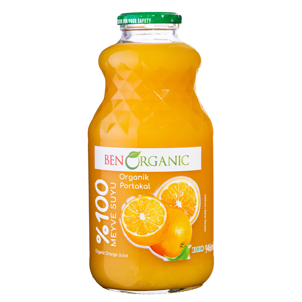 BenOrganic Organik Portakal Suyu 946 ml