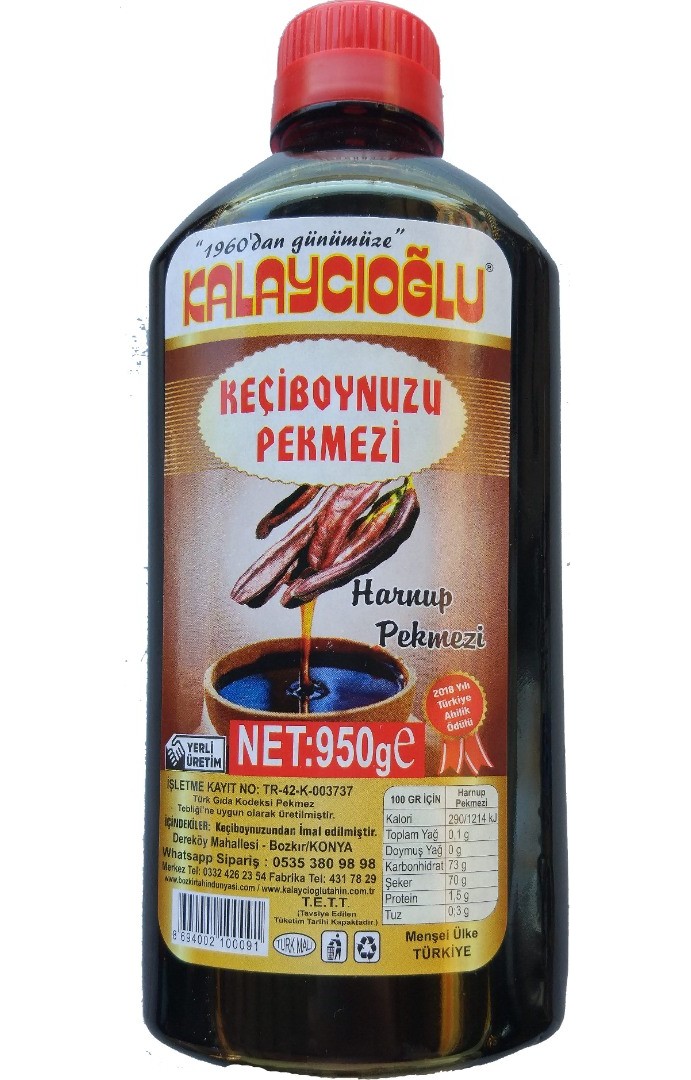 Kalaycıoğlu Harnup Keçiboynuzu Pekmezi 950 Gr.