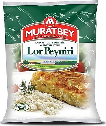 Muratbey Yarım Yağlı Lor Peyniri 500 gr