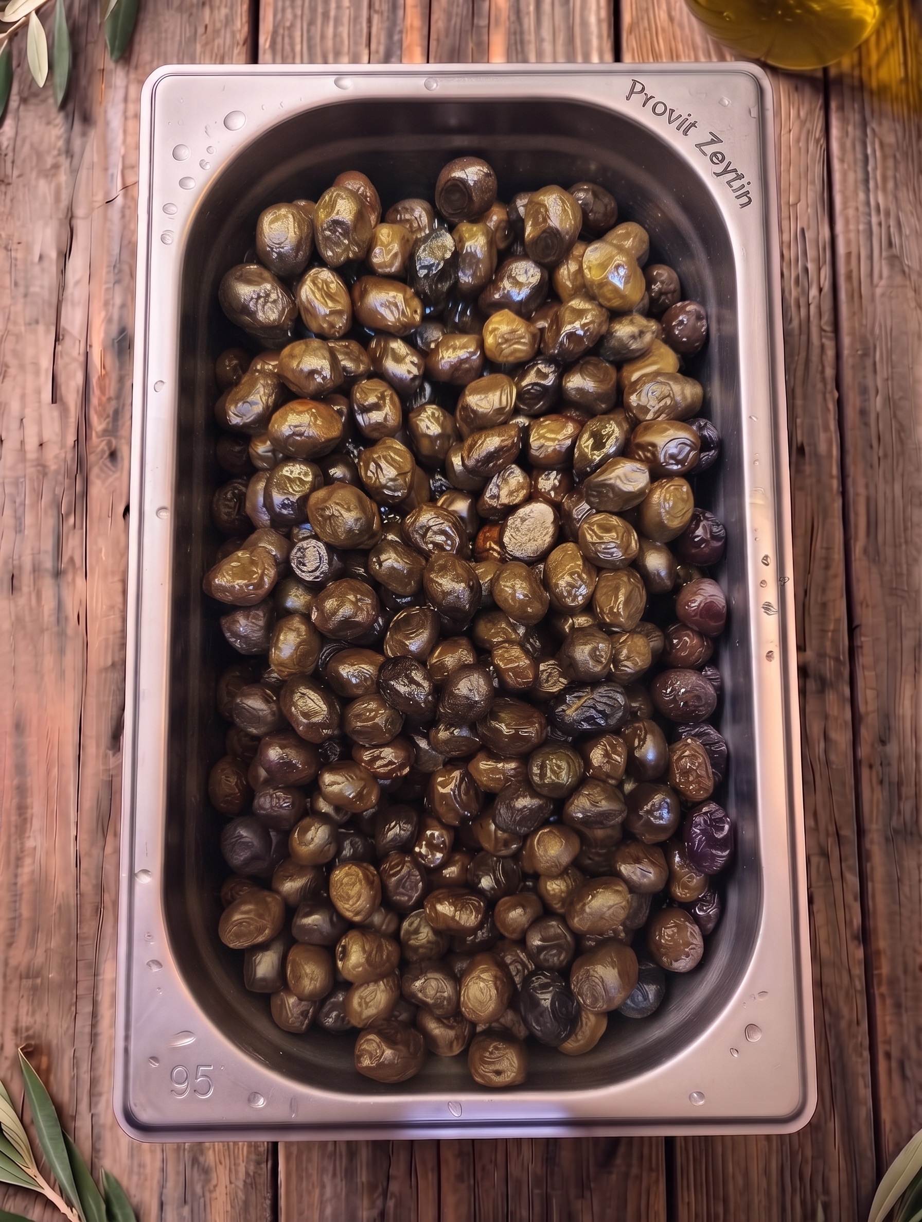 Provit Organik Siyah Zeytin 261-290 Kalibre