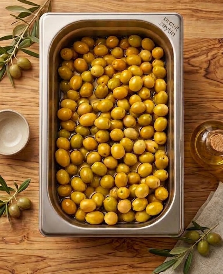 Provit Edremit Çizik Yeşil Zeytin