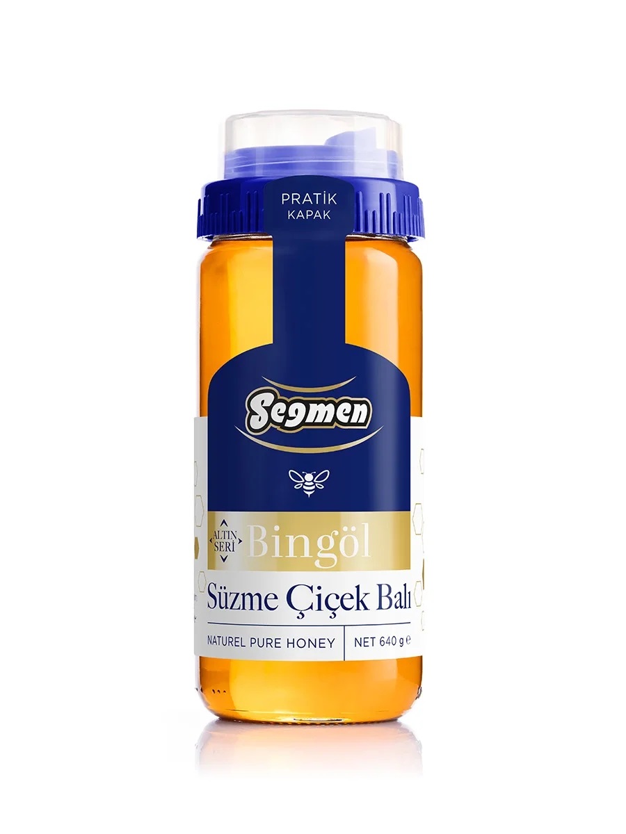 Seğmen Bingöl Süzme Çiçek Balı 640g Pratik Kapak