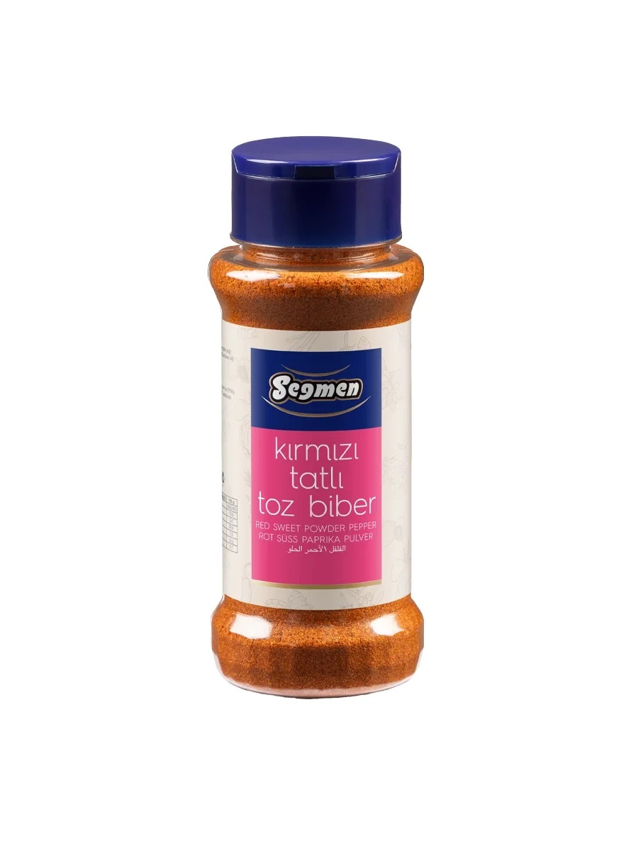  Seğmen Kırmızı Tatlı Toz Biber Pet 90g