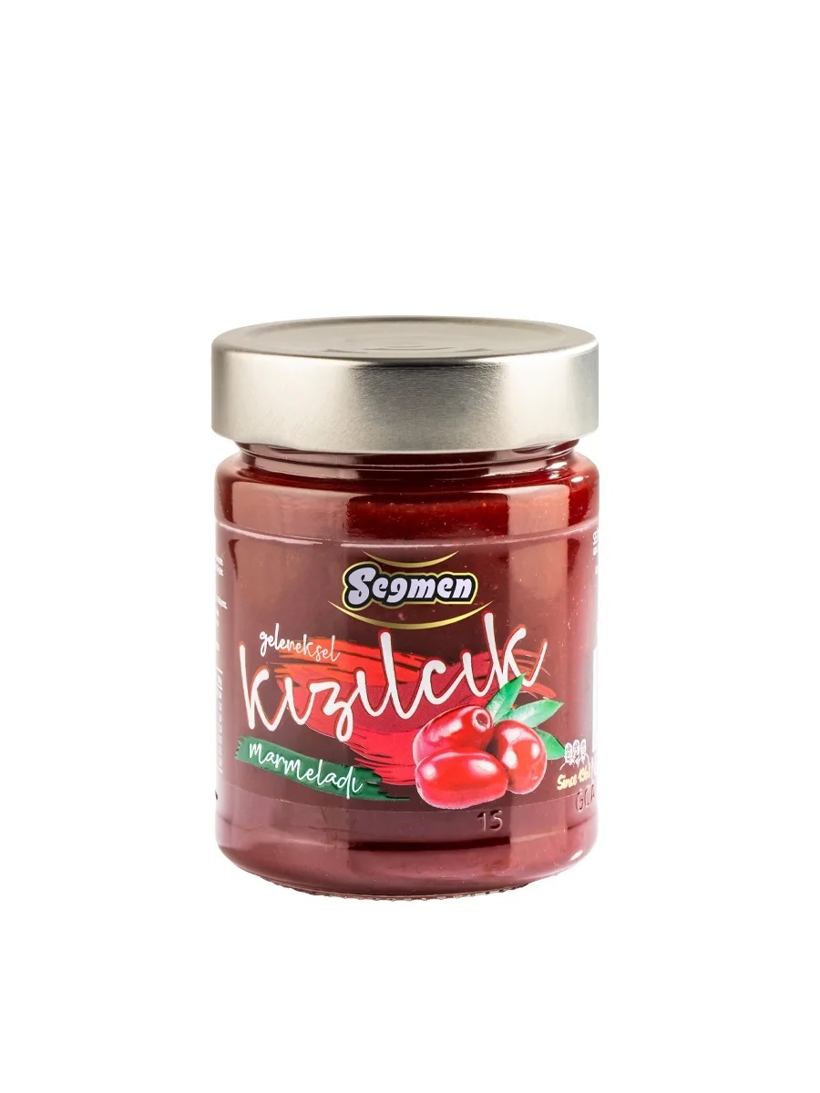 Seğmen Kızılcık Marmelatı Kavanoz 370g