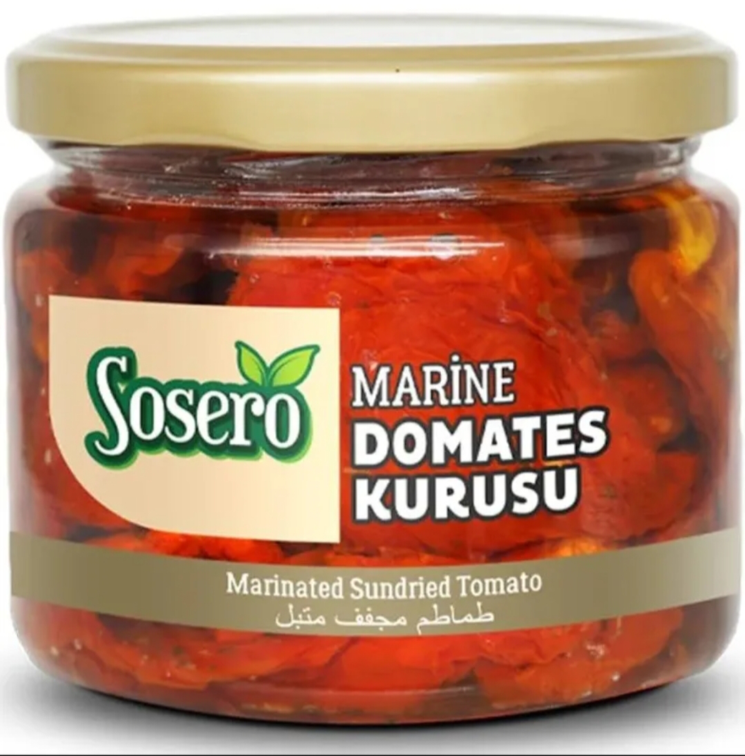 Sosero Domates Kurusu 290 gr Cam Kavanoz
